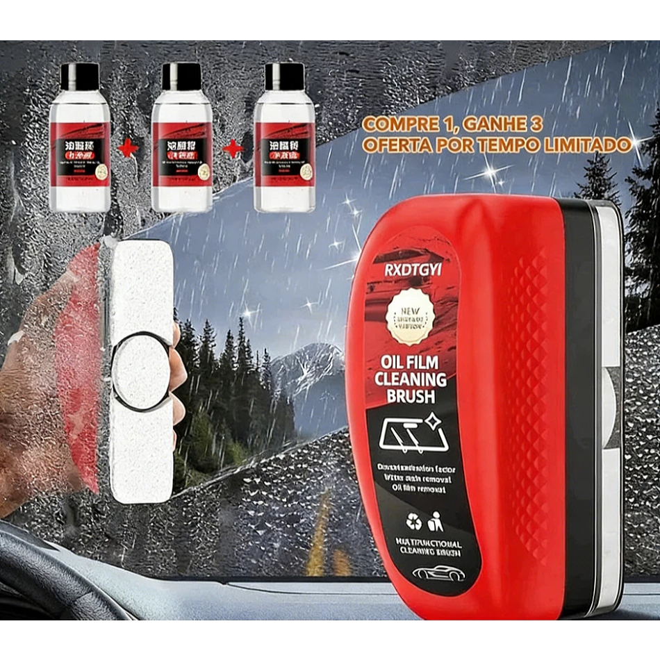 Escova De Limpeza De Filme De Óleo Automotivo, Li