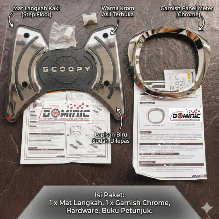 Pacote De Acessórios Honda Scoopy 2024-2025-2026 