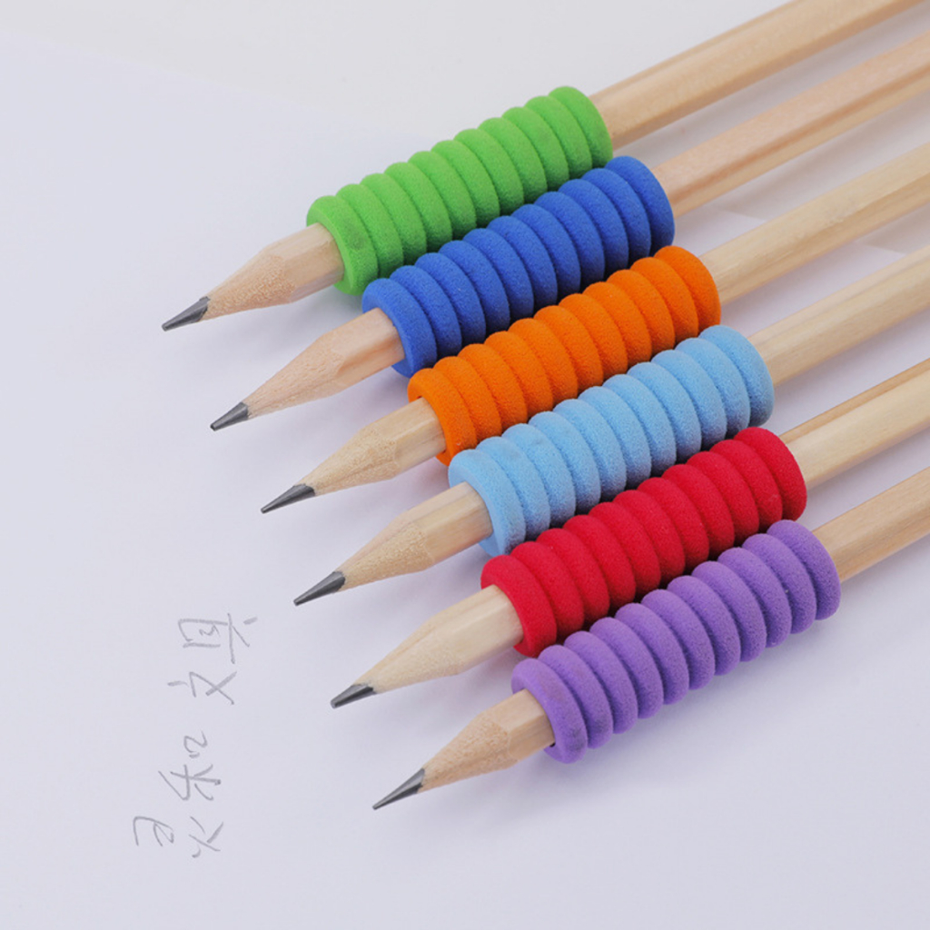 Kit 5 Grip Adaptador Para Lápis e Canetas Confort