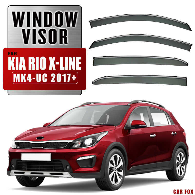 Adequado para kia rio viseira da janela capa de ch