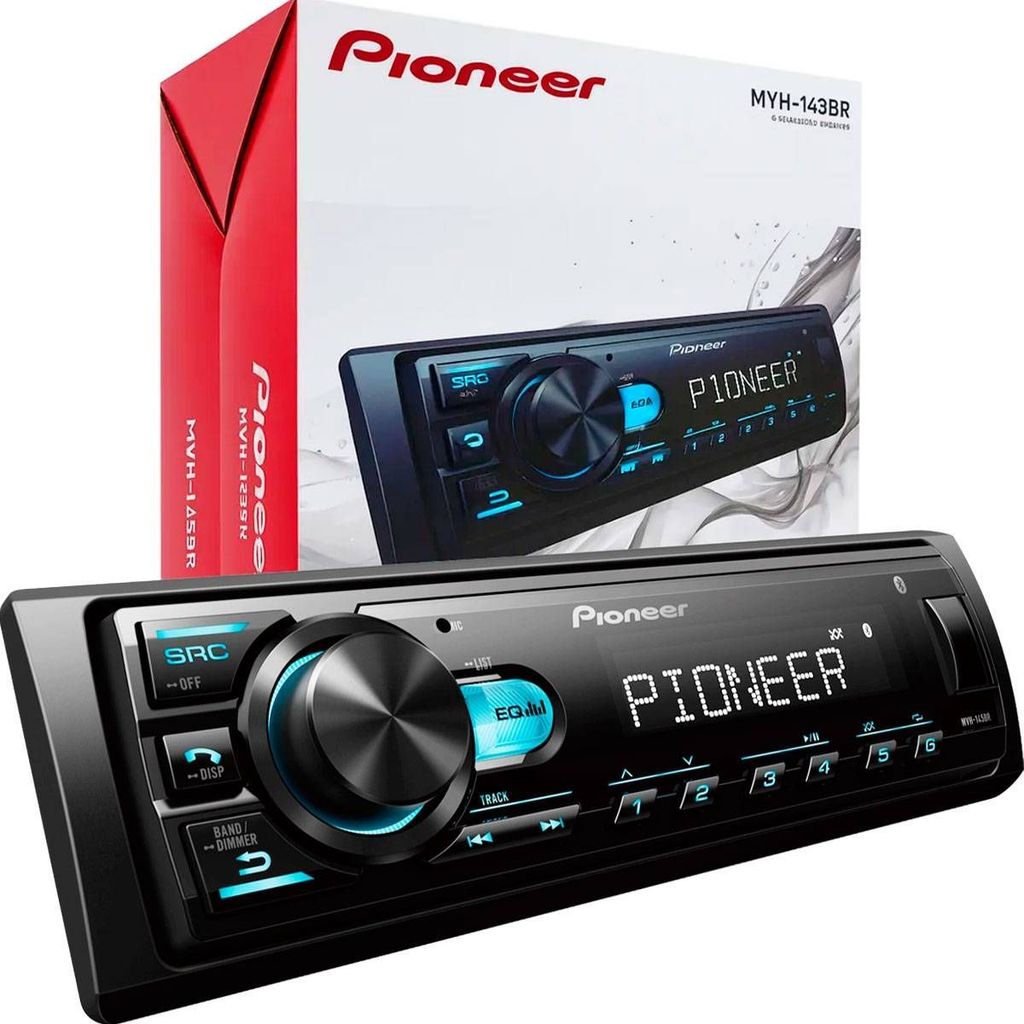 Radio Pioneer Mp3 Player Automotivo Bluetooth USB 