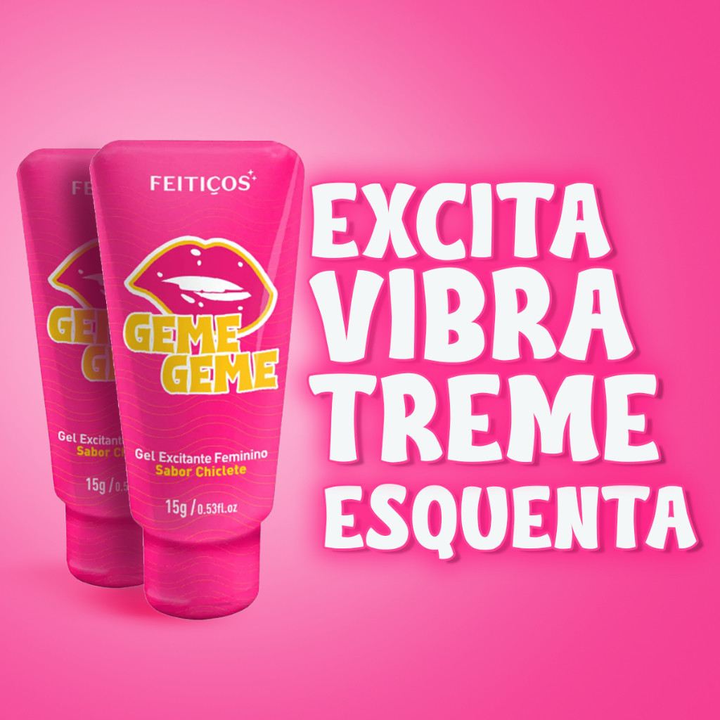 Gel Excitante Feminino Chiclete Geme – Sensa