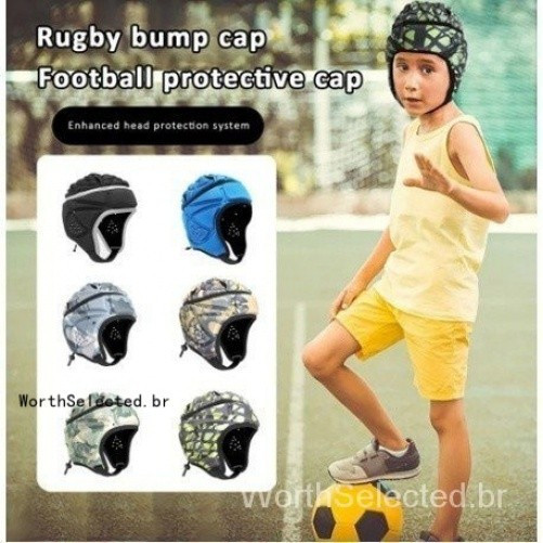 Capacete Profissional De Goleiro Infantil De Futeb