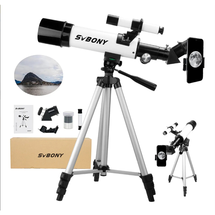 Telescópio Astronômico Refrator Com Tripé Ajust