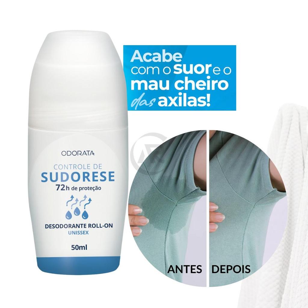 Desodorante Roll-On Controle de Sudorese 72h 50ml 