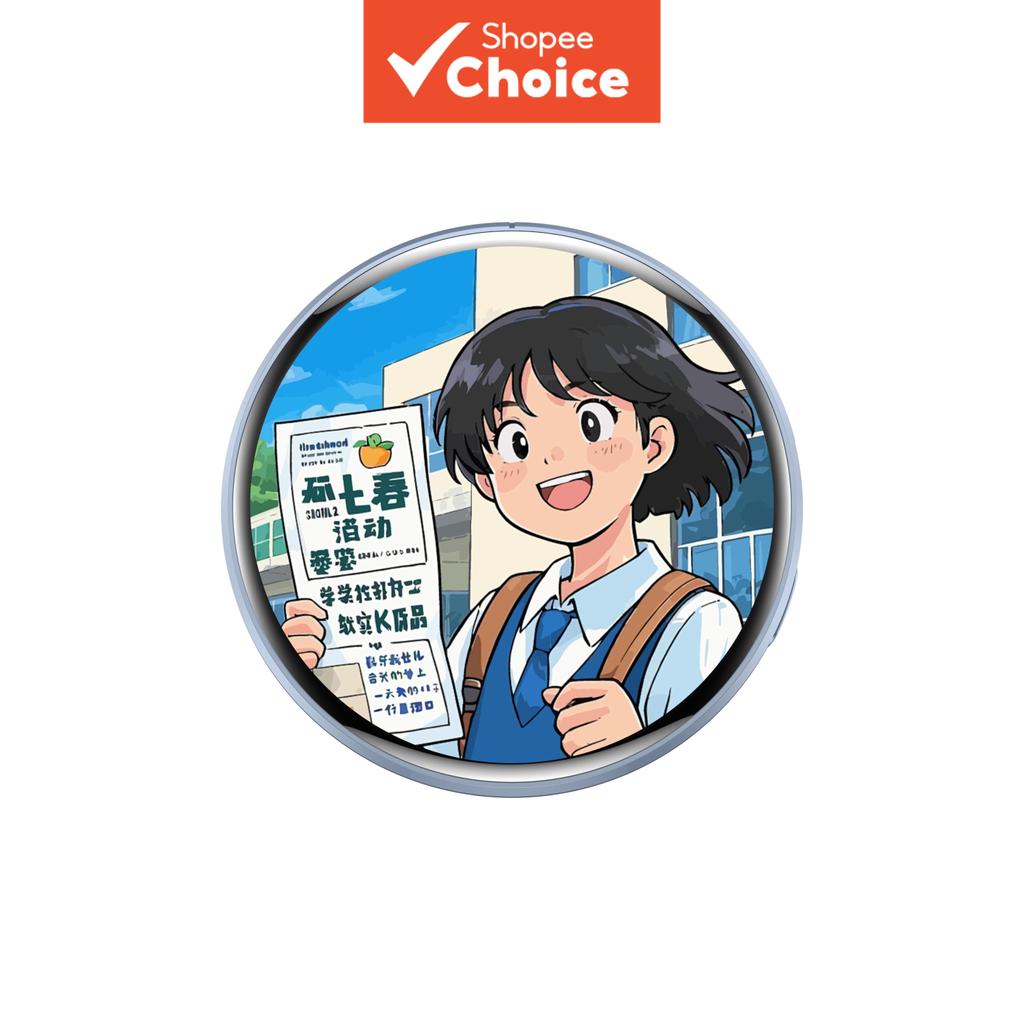 Crachá LED Inteligente Bluetooth Exibição De Fo