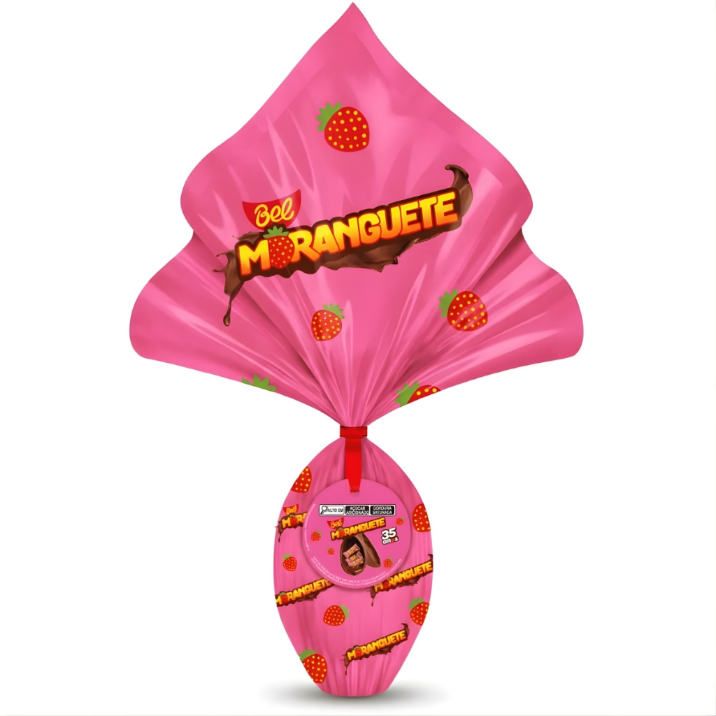 Ovo de Páscoa Chocolate Ao Leite Moranguete 227g 
