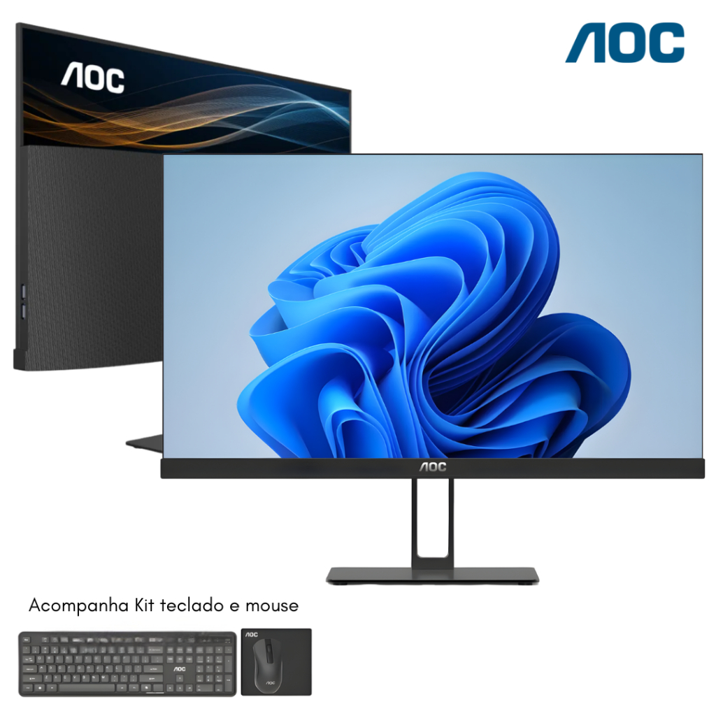 Computador All in One 27 LED i5 12 Geração 16GB 