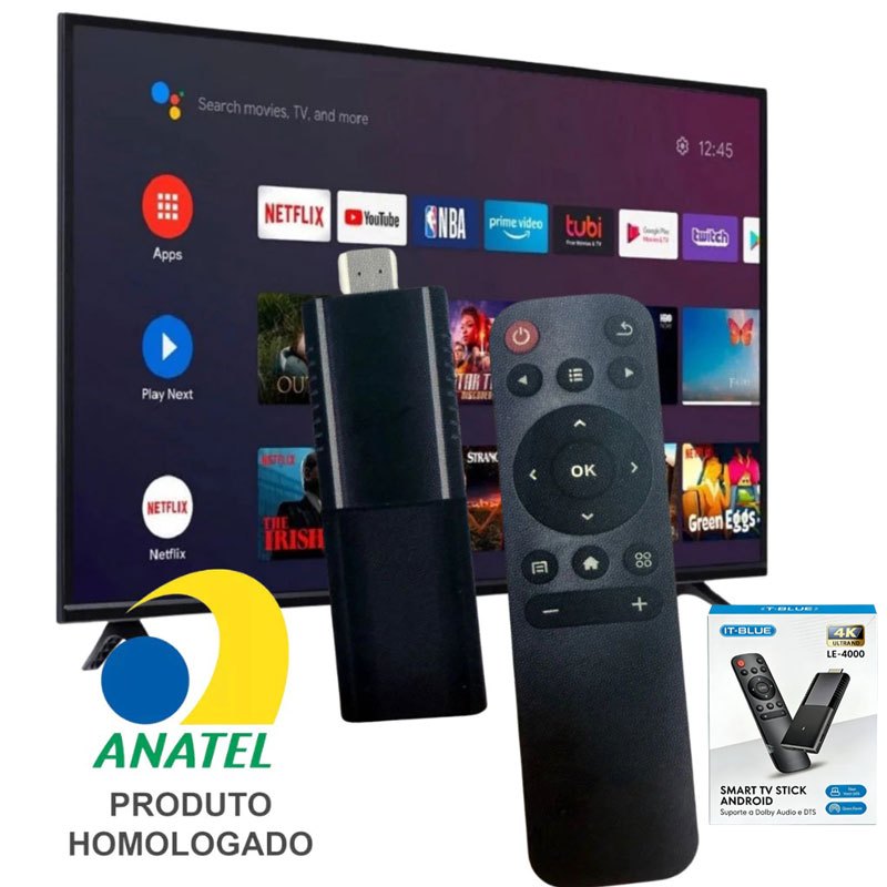 TV Stick Android 13.1 4K Ultra HD Dolby Digital-Tr