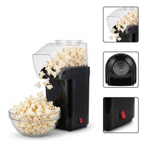 Máquina De Pipoca Pipoqueira Elétrica Sem Óleo 