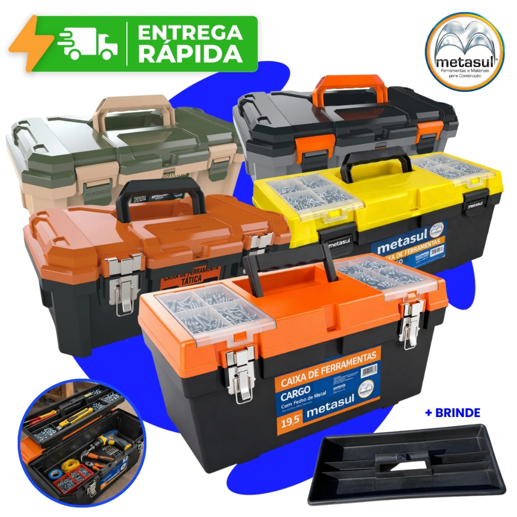 Maleta Caixa de Ferramentas 18.3 e 19.5 Tática ou