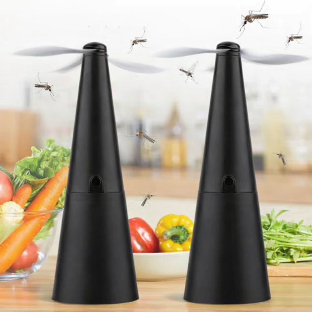 2 Unidades Espanta Moscas Mosquitos Ventilador Por