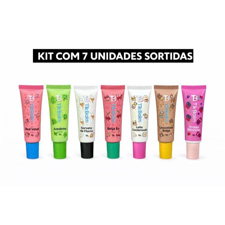 Kit  Sortidos  Tik Balm Labial 10g