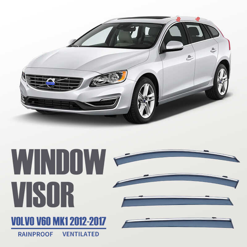 Adequado para volvo v60 engrenagem de chuva espelh