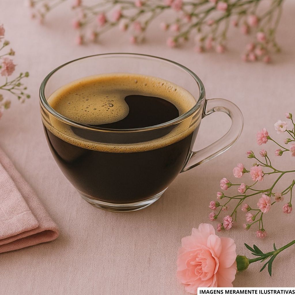 Jogo De Xícaras Em Vidro 250ml Kit Canecas Peças