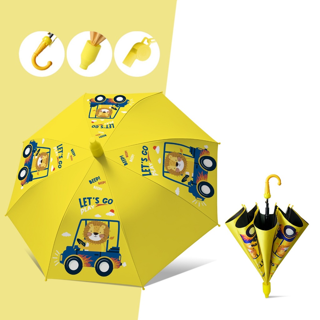 4 peças guarda-chuva dos desenhos animados jardim