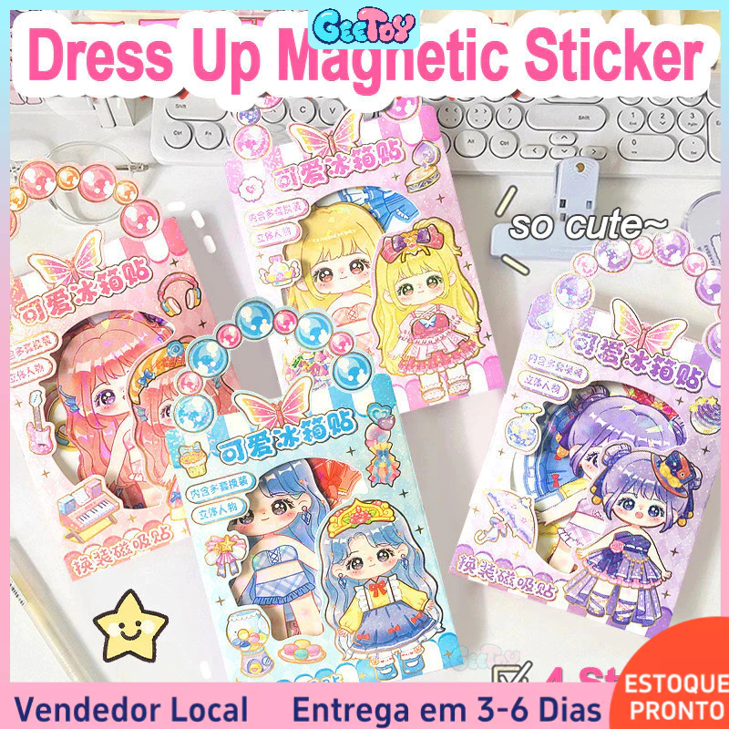Brinquedos de Adesivos Magnéticos para Geladeira 