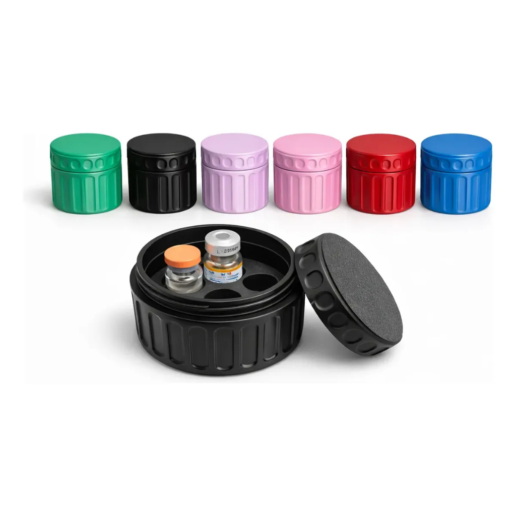 Estojo Porta Ampolas Organizador Rígido Resistent