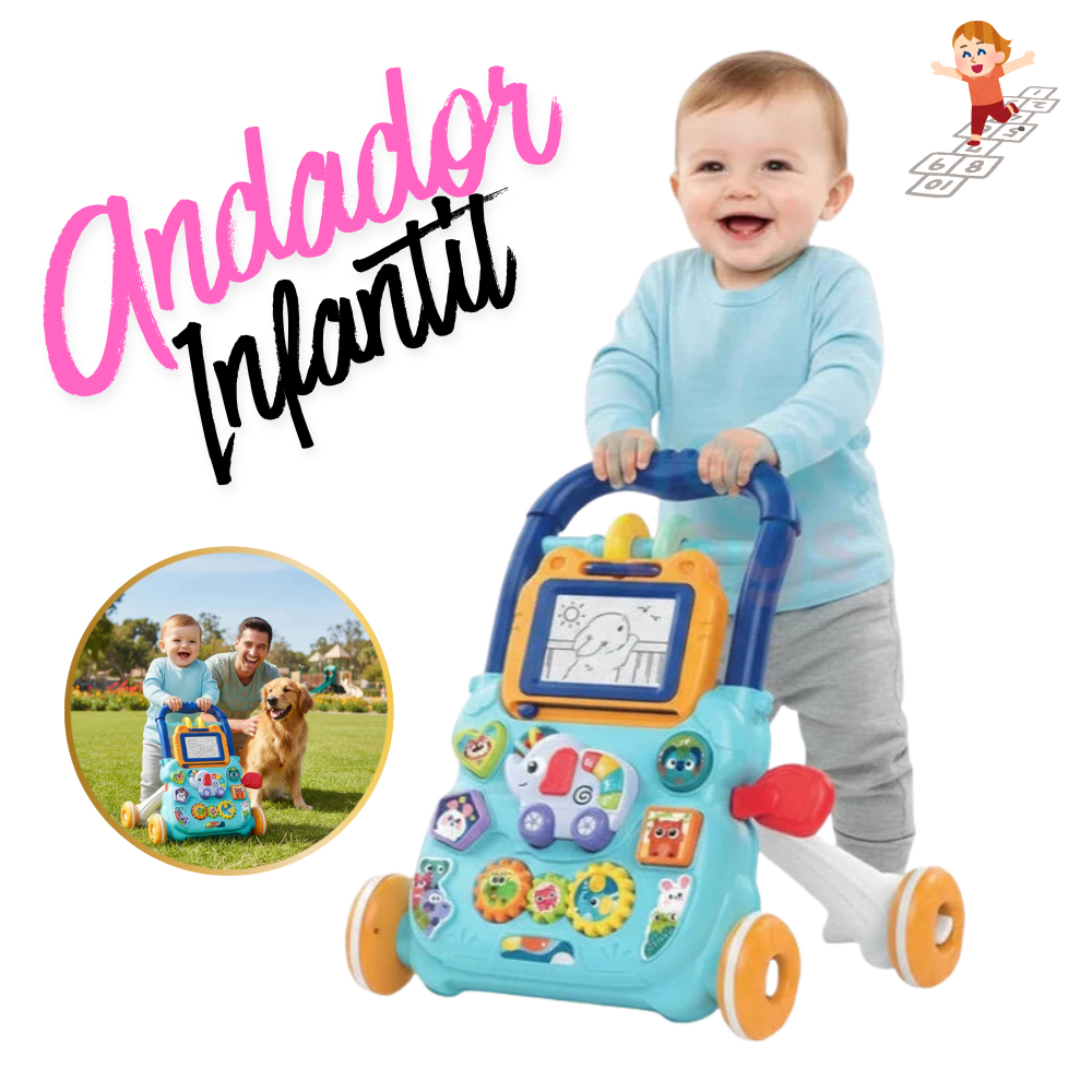 Andador Infantil Didático Musical Educativo para 