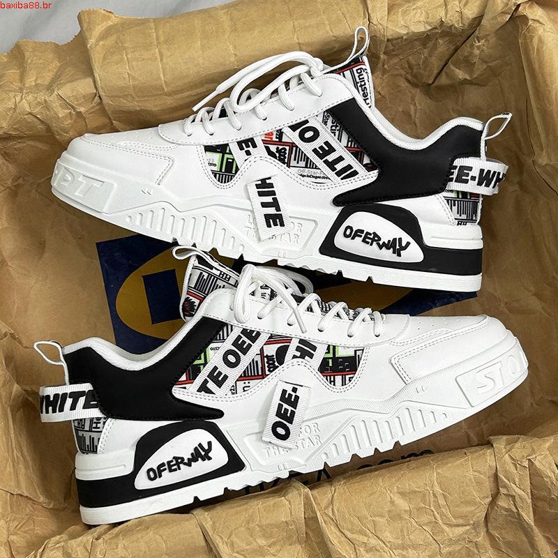 Sapatos De Skate Verão Tênis Moda Casual Couro A