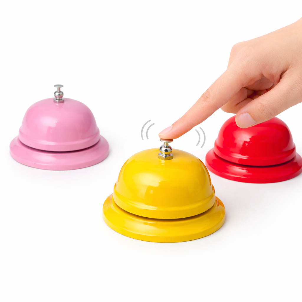 Campainha de Mesa Call Bell Atendimento Restaurant