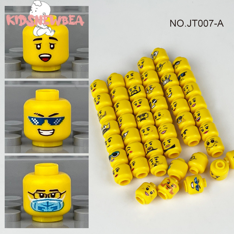 10/20/30pcs Lego emoji pack Montagem E Correspond�