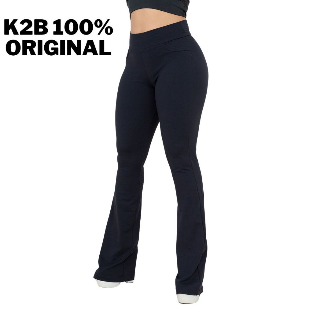 Calca Flare K2b Bailarina Tecido Grosso Original