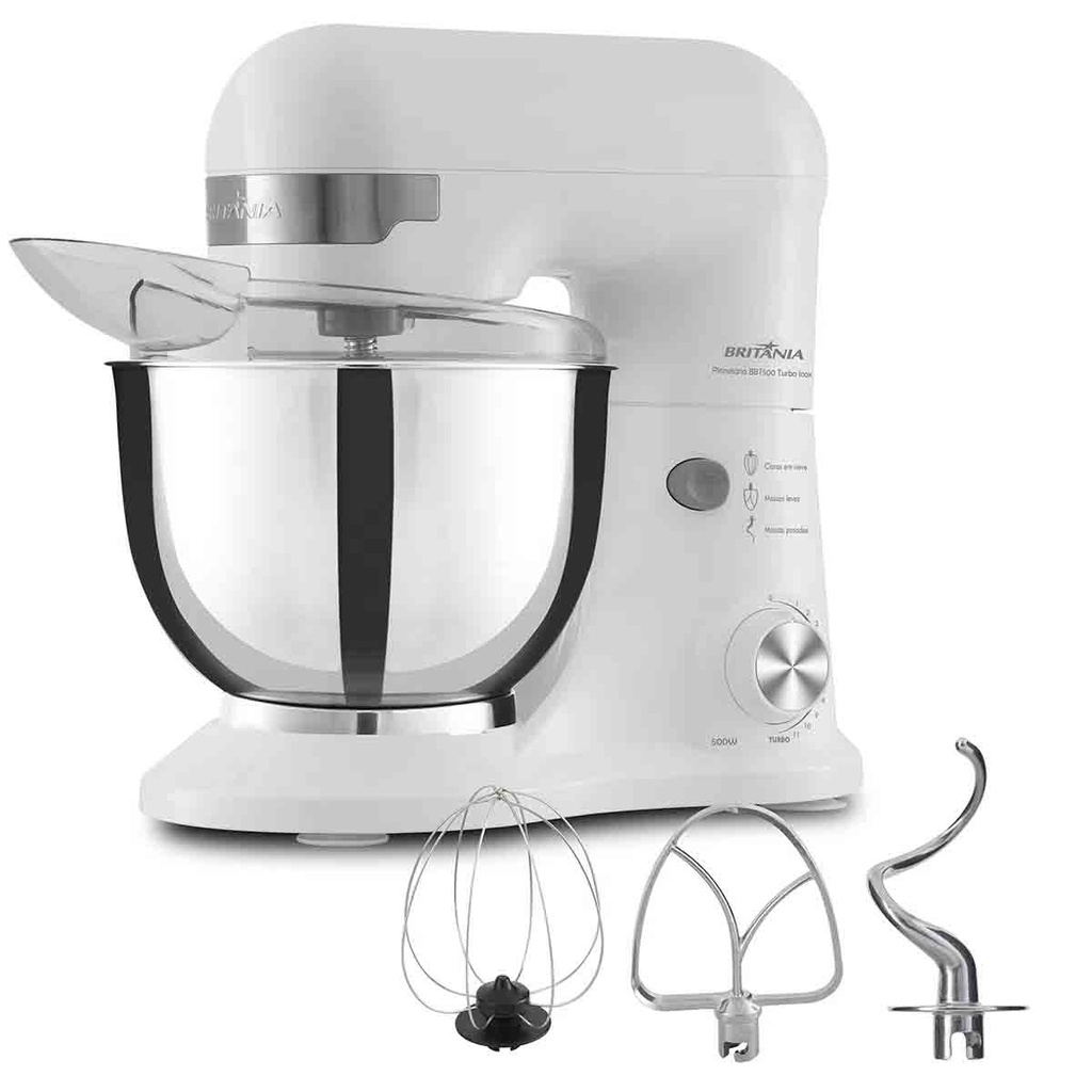 Batedeira Planetária Britânia BBT500B bacia Inox