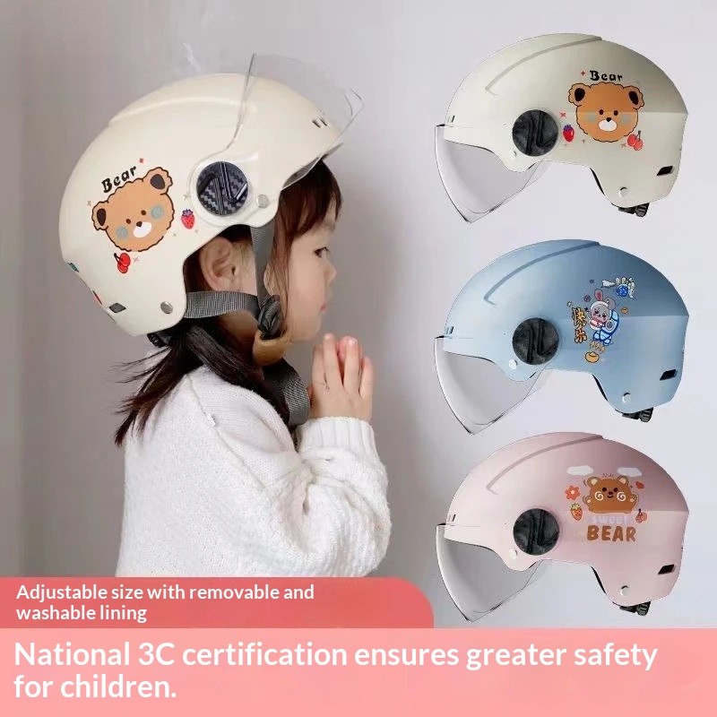 Capacete Infantil 3C 3 a 14 Anos Bonito Segurança