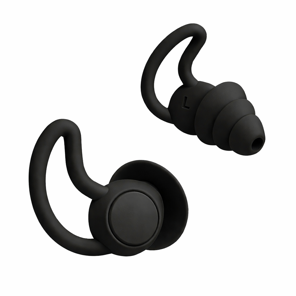 Par De Tampões De Ouvido De Silicone Com Cancelam