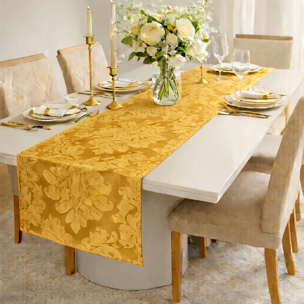 Caminho de Mesa Trilho Jacquard 1,40 x 0,40 Luxo A