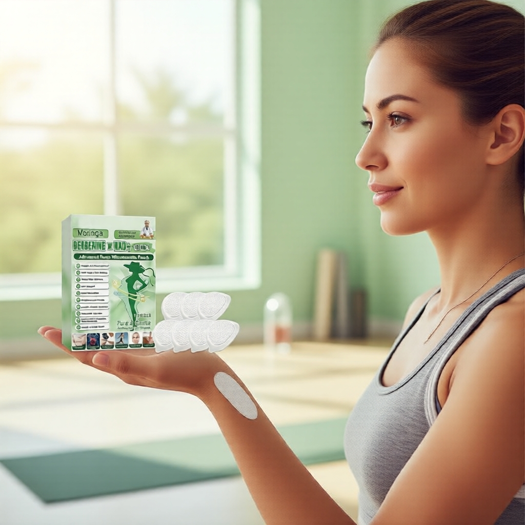 Moringa E Berberine 7 peças de adesivos corporais