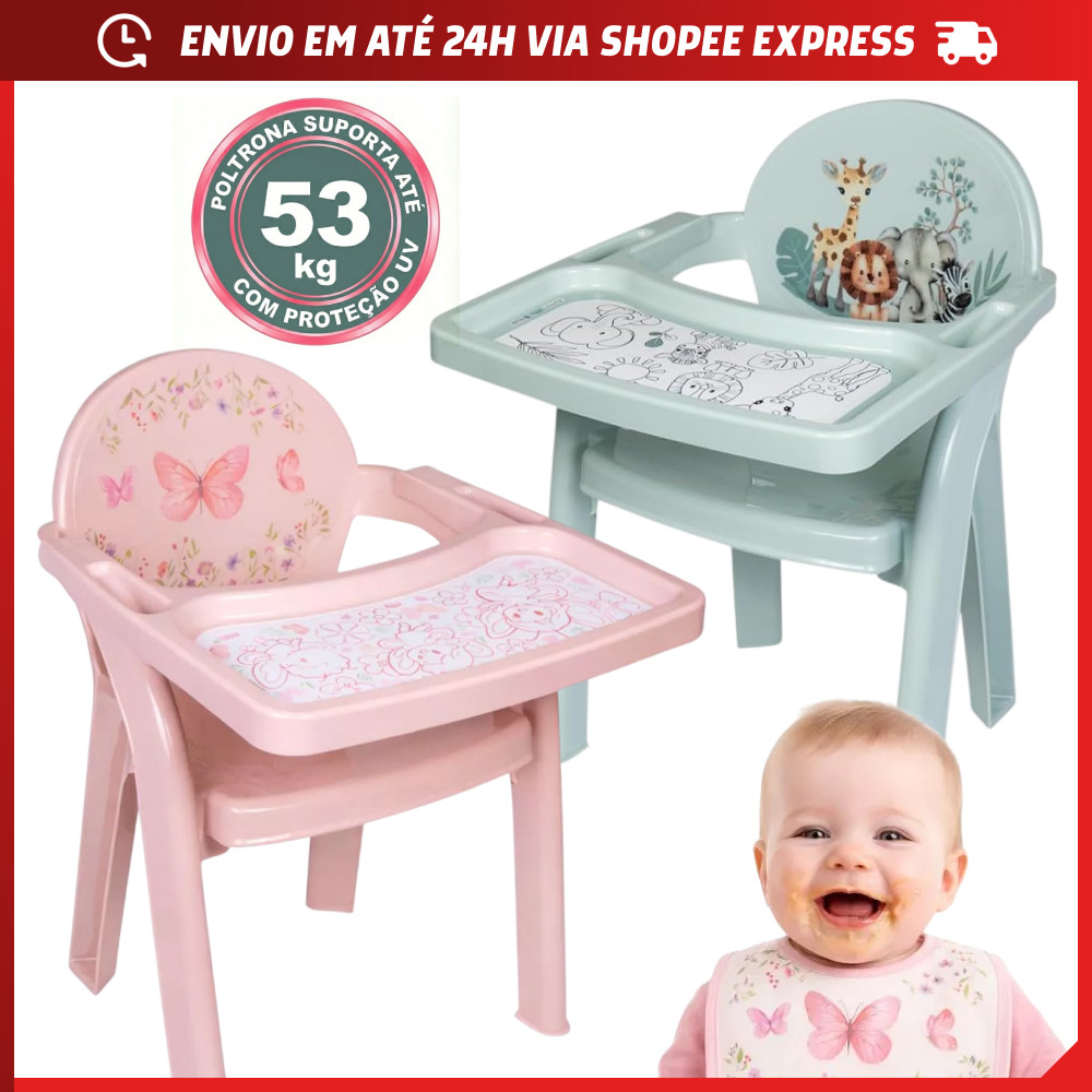 Poltrona de Alimentação Plasutil Infantil Portá