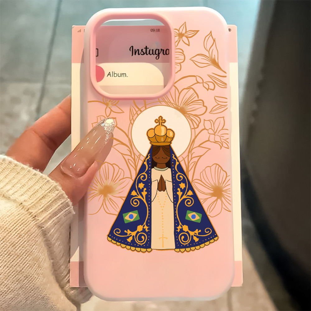 Nossa Senhora 2 Em 1 Capa Capinha Para iPhone 17 A