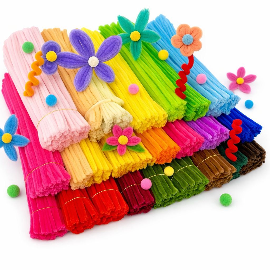 kit Haste de chenille  limpador de cachimbo 30cm