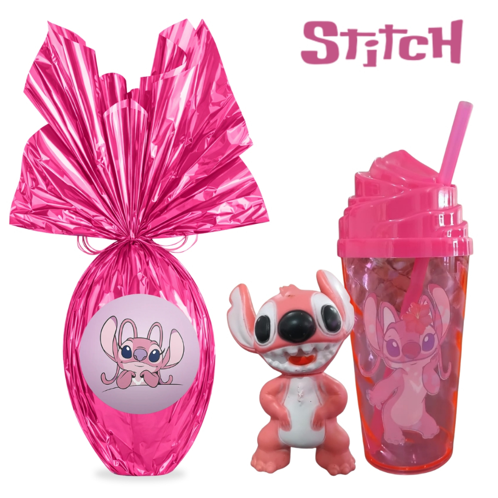 Ovo de Páscoa Angel Copo Boneca Lilo Stitch Perso
