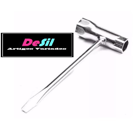 Chave de Vela para Motosserra e Roçadeira 17 x 19