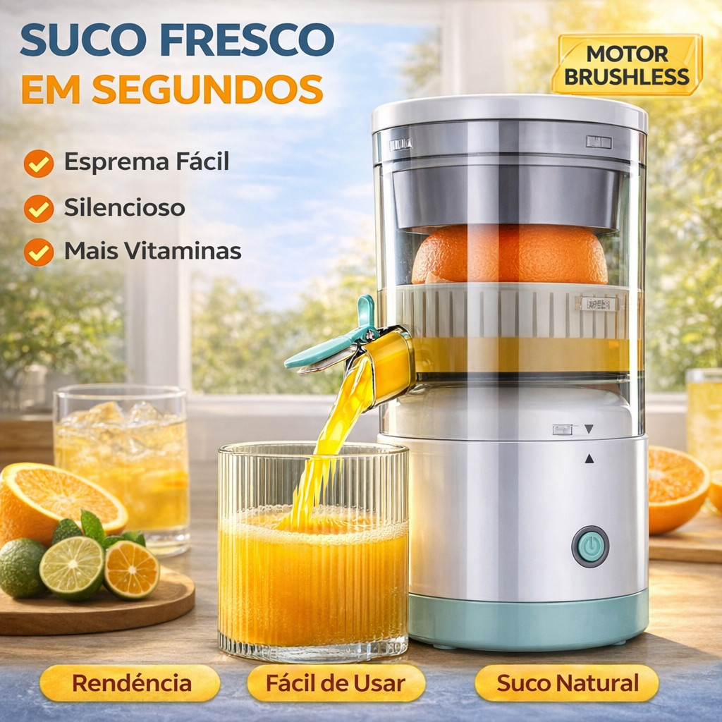 Espremedor Elétrico de Frutas Automático | Laran