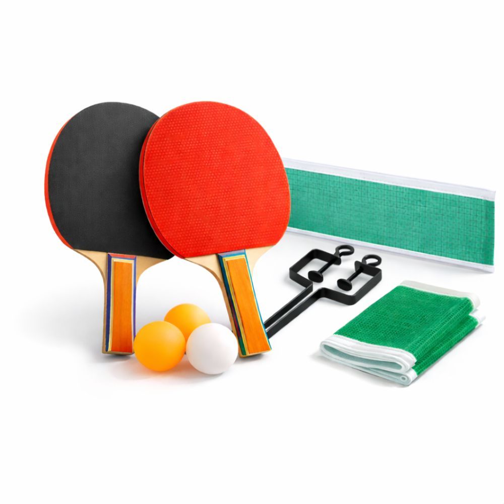 Kit Ping Pong Tenis De Mesa 2 Raquetes 3 Bolas Sup