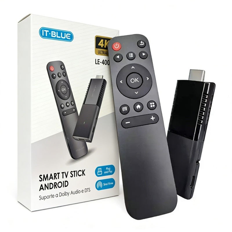 NOVO FIRE STICK TV TOMATE LE-4000 WIFI 5G 2.4 Andr