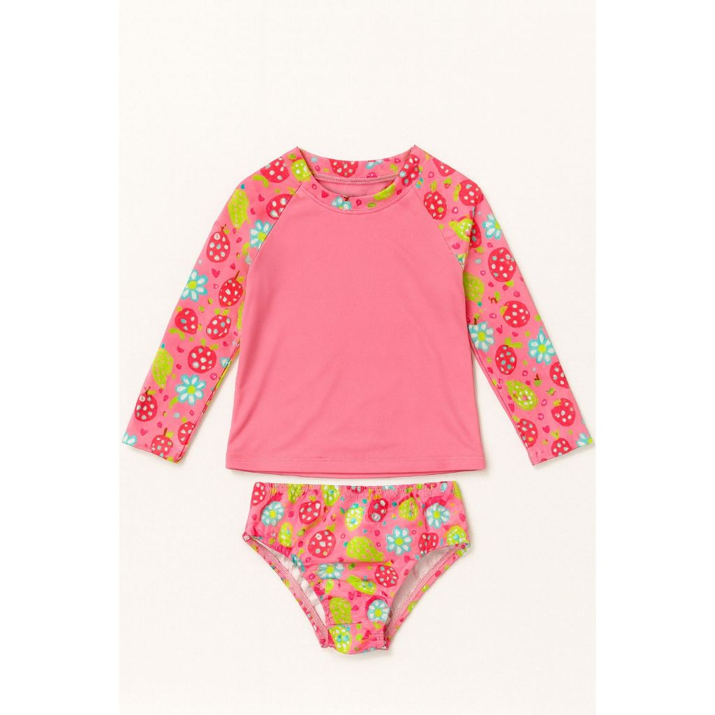 Conjunto Infantis, Blusa UV + Sunguinha (Sem Forro