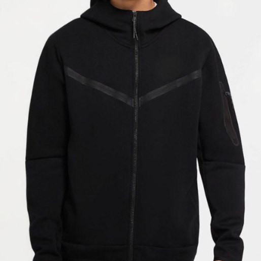 Jaqueta masculina Casual com capuz e zíper