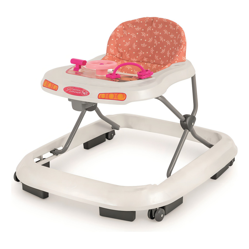Andador Infantil De Bebê Musical Princesa Rosa Tu