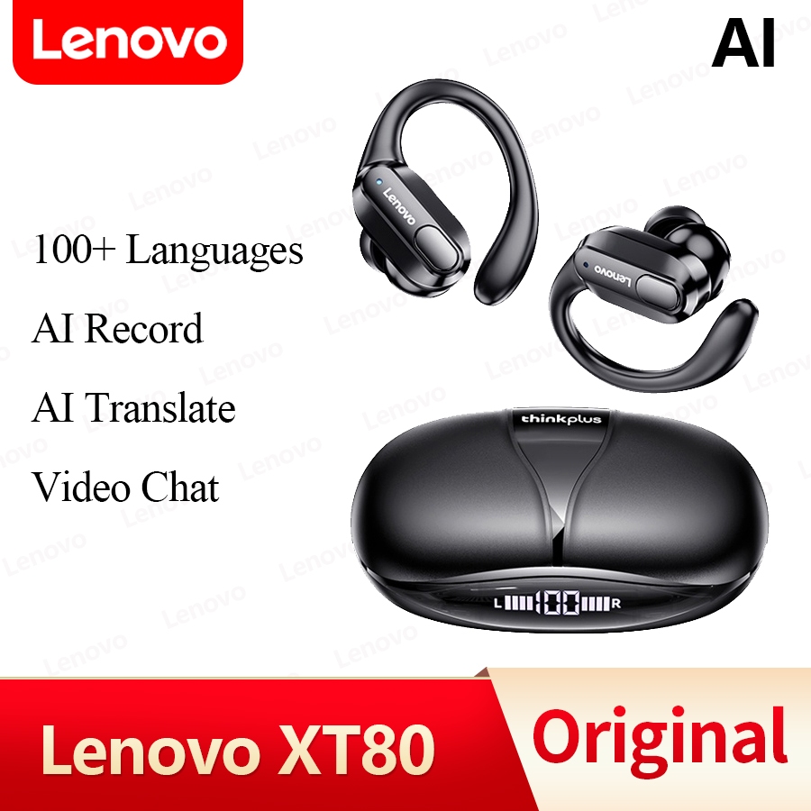 Lenovo XT80 Fones De Ouvido Tradutor Em Tempo Real