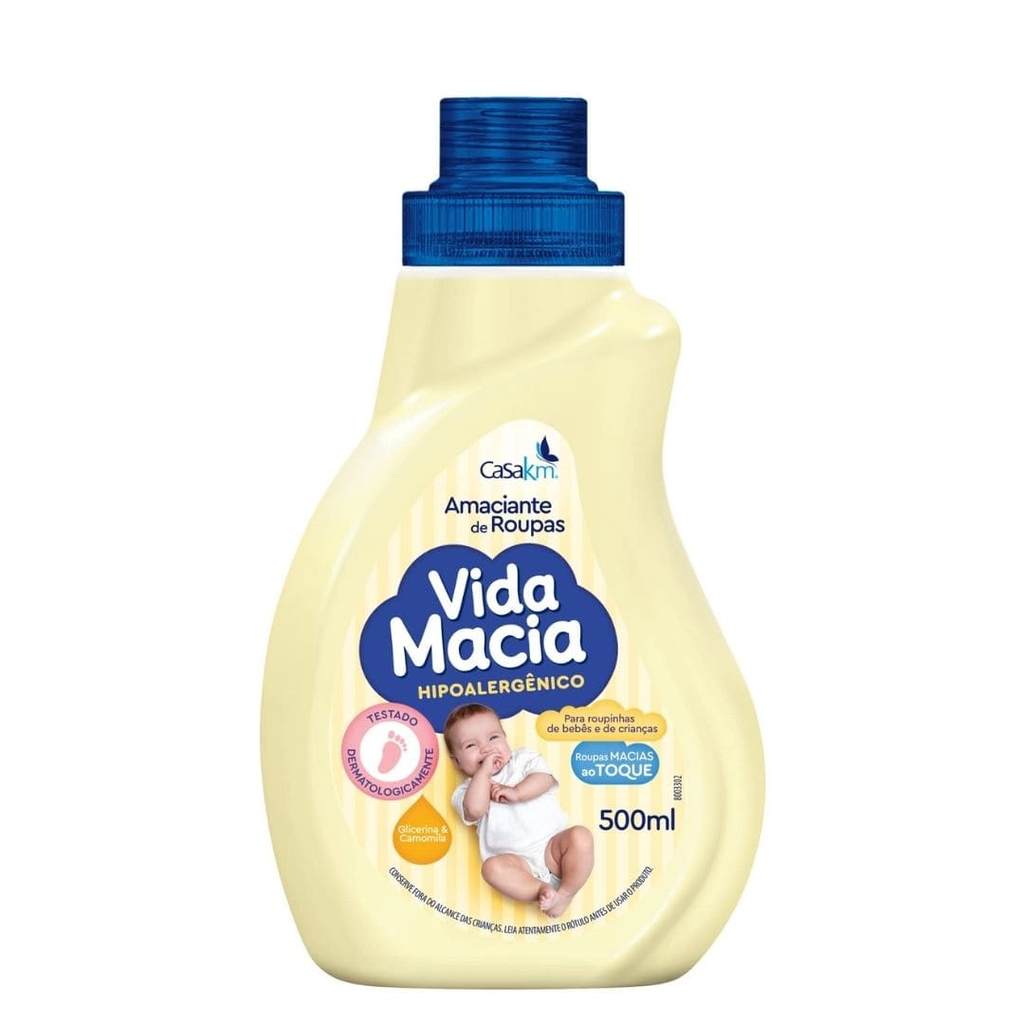 AMACIANTE GLICERINA E CAMOMILA 500ML VIDA MACIA