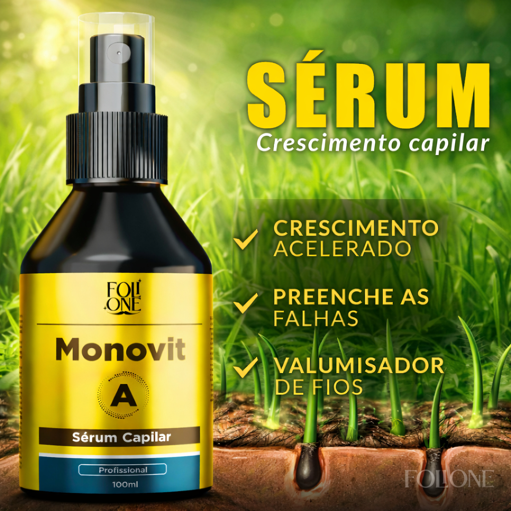 Serum Capilar Monovit A Cresce Cabelo Sobrancelha 
