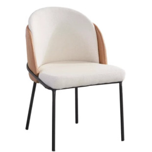 Cadeira Nevada Tecido e couro ecológico PU / Cara