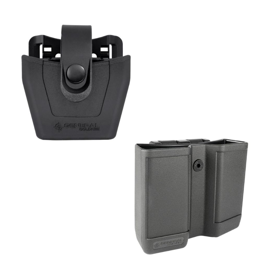 KIT Porta Algema Corrente + Porta Carregador Duplo