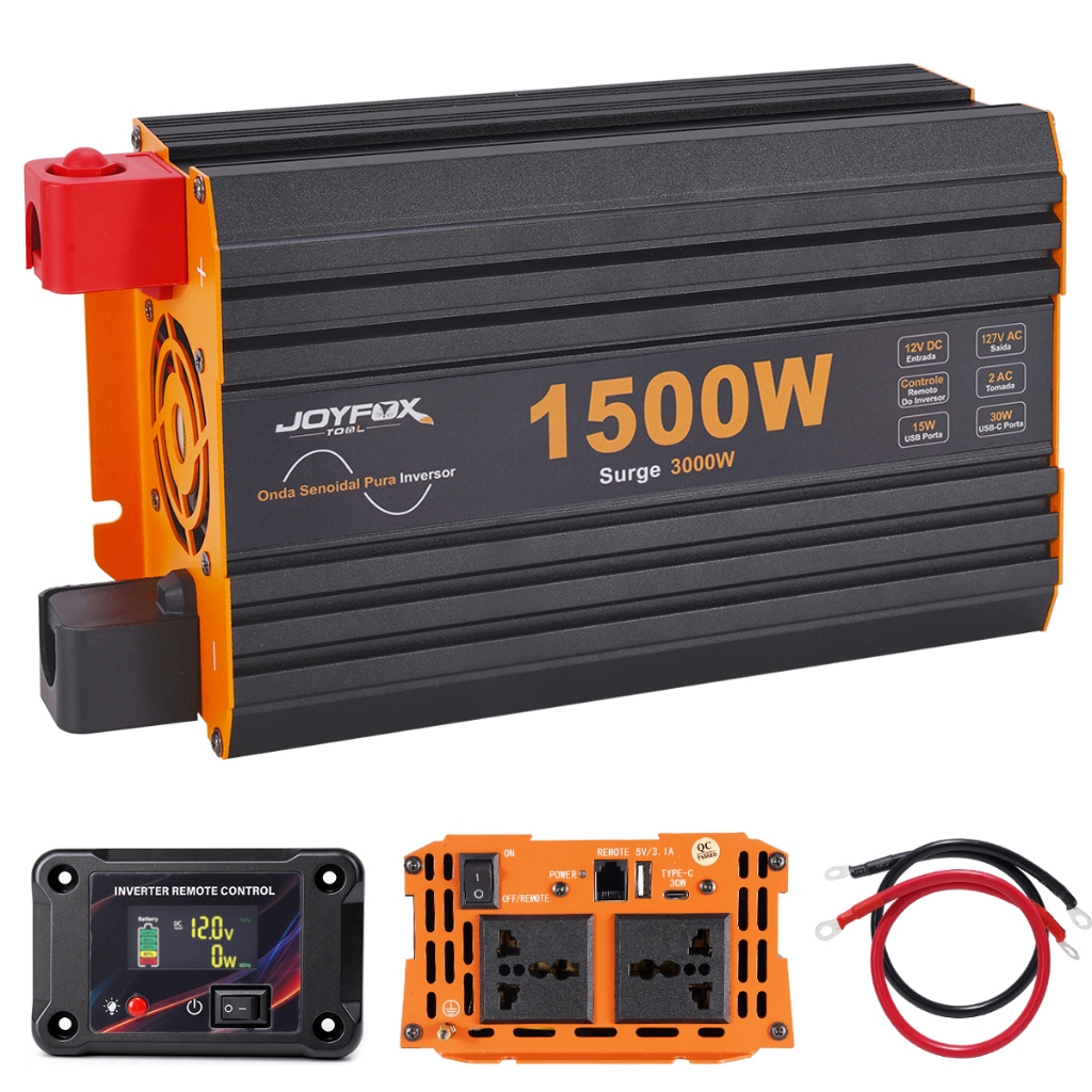 Inversor de Energia JOYFOX Onda Senoidal Pura 12V 