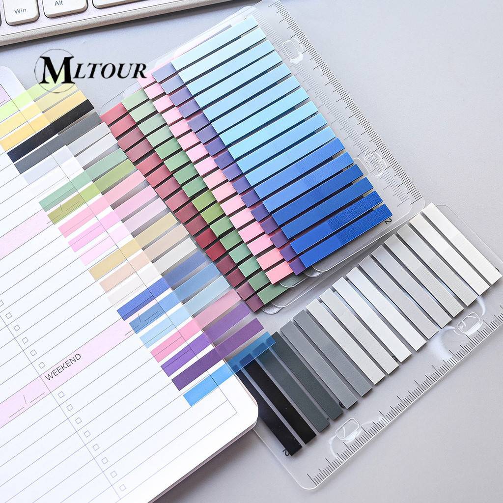 320 Folhas Notas Pegajosas Claras Auto-Adesivo Col